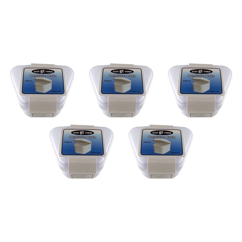 Denture Bath Pack of 5