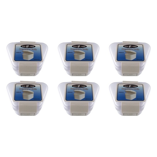 Denture Bath Pack of 6