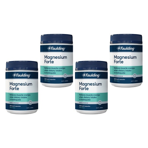 Faulding Magnesium Forte 300 Capsules Pack of 4