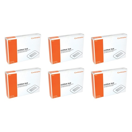 Cutifilm Plus Post Operative Dressing 8cm x 10cm 25 Pack Bundle of 6