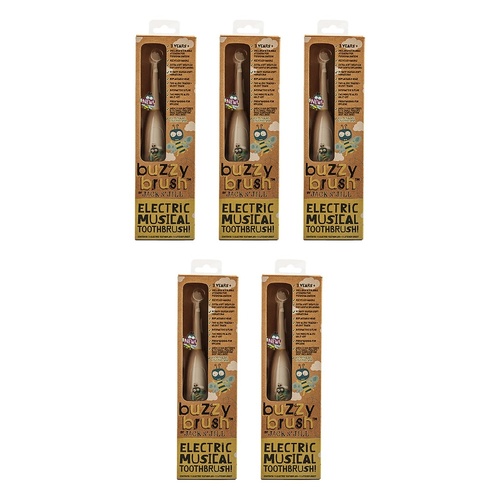 Jack N' Jill Buzzy Brush Electric Musical Toothbrush Pack of 5