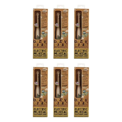 Jack N' Jill Buzzy Brush Electric Musical Toothbrush Pack of 6