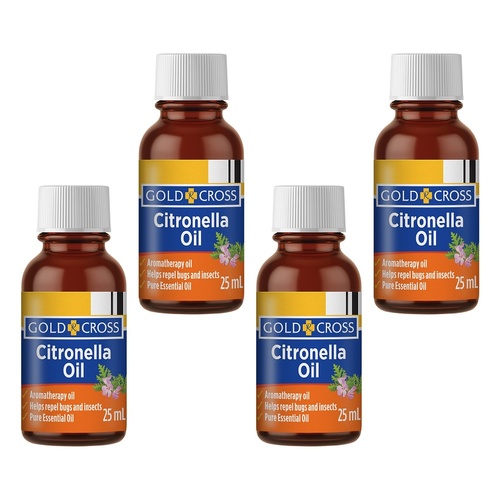 Goldx Citronella Oil 25mL Pack of 4