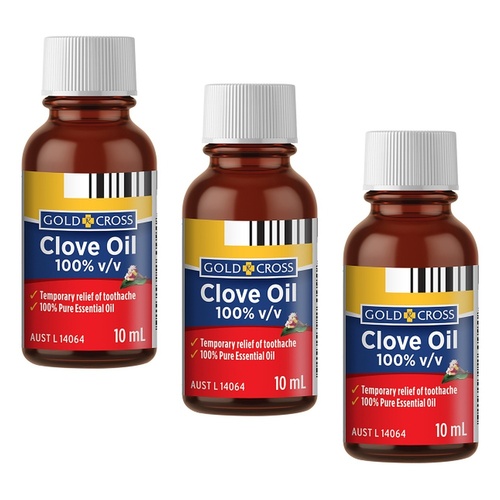 Goldx Clove Oil 10mL Pack of 3