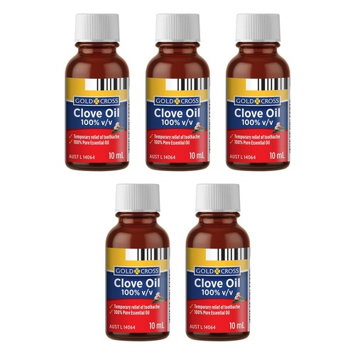 Goldx Clove Oil 10mL Pack of 5