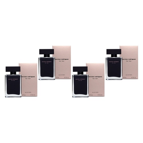 Narciso Rodriguez For Her Eau de Toilette 50mL Pack of 4