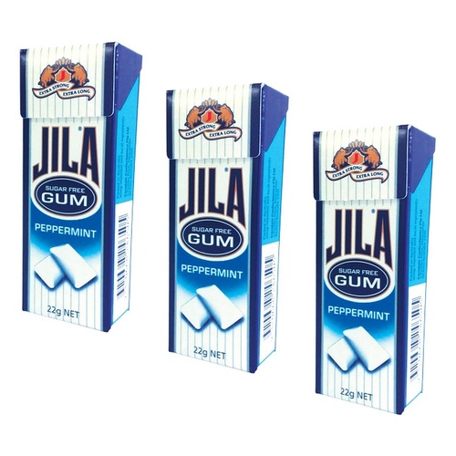 JILA Peppermint Gums 27g x 18 Bundle of 3