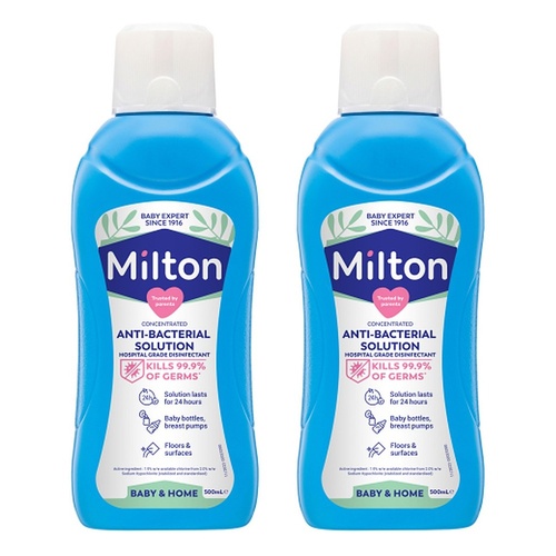 Milton Anti-bacterial Solution 500mL Pack of 2