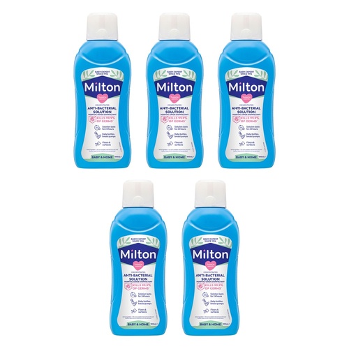 Milton Anti-bacterial Solution 500mL Pack of 5