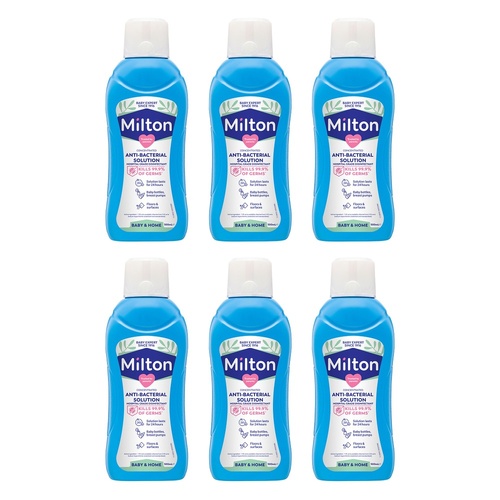 Milton Anti-bacterial Solution 500mL Pack of 6