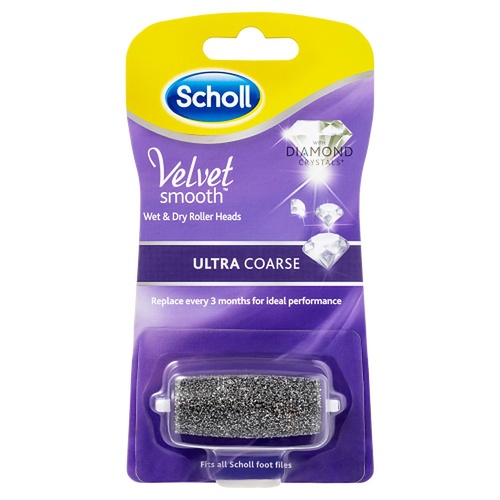 Scholl Velvet Smooth Wet & Dry Roller Head Ultra Coarse