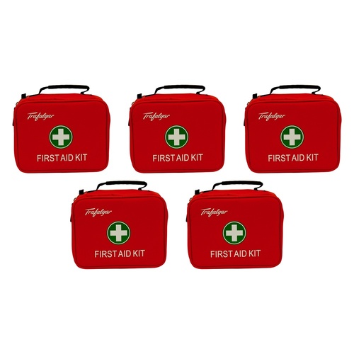 Trafalgar Family First Aid Kit, 126 Pieces Pack of 5