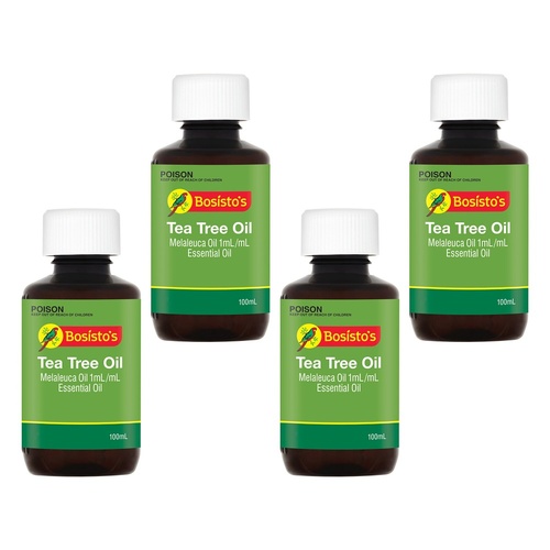 Bosisto's Tea Tree Oil 100mL Pack of 4