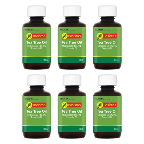 Bosisto's Tea Tree Oil 100mL Pack of 6