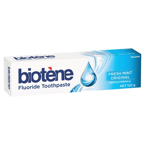 Biotene Dry Mouth Relief Fluoride Toothpaste Fresh Mint Original 120g