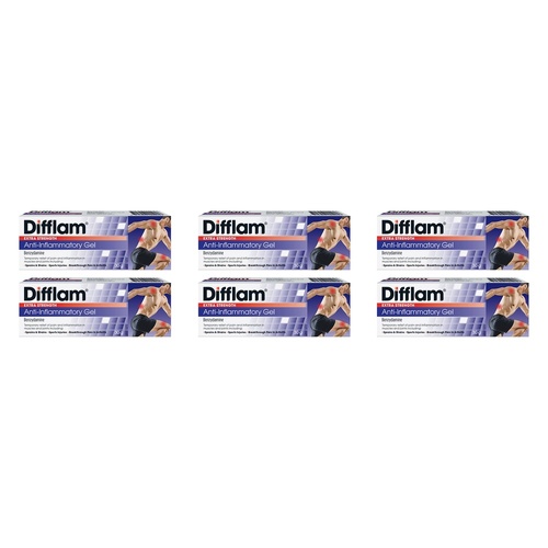 Difflam Extra Strength Anti-Inflammatory Gel 30g Pack of 6