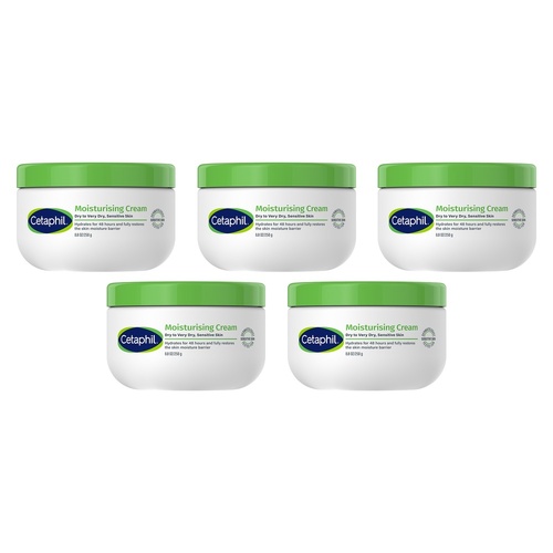 Cetaphil Moisturising Cream 250g Pack of 5