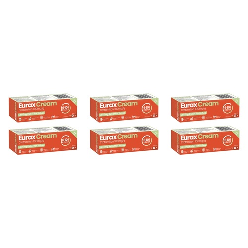 Eurax Cream 20g Pack of 6