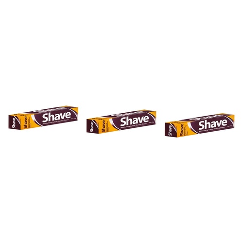 SHAVE Moisturising Lather Shaving Cream 75g Pack of 3