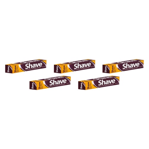 SHAVE Moisturising Lather Shaving Cream 75g Pack of 5