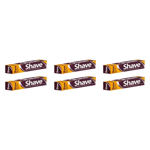SHAVE Moisturising Lather Shaving Cream 75g Pack of 6