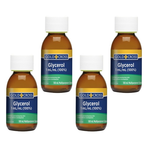 GOLDX Glycerol 100mL Pack of 4