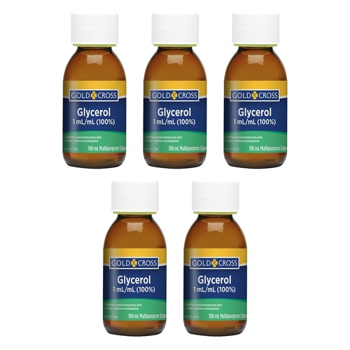 GOLDX Glycerol 100mL Pack of 5