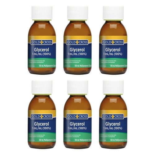 GOLDX Glycerol 100mL Pack of 6