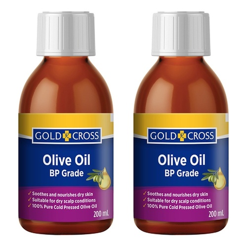 GOLDX Olive Oil 200mL Pack of 2