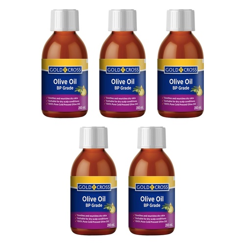 GOLDX Olive Oil 200mL Pack of 5