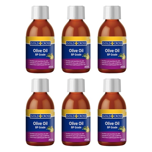 GOLDX Olive Oil 200mL Pack of 6
