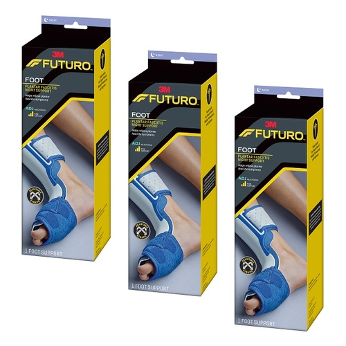 Futuro Plantar Fasciitis Night Support Adjustable Pack of 3