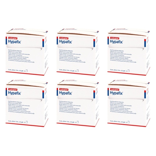 Hypafix Wide Area Fixation 5cmx10m Pack of 6
