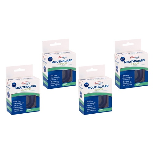 SurgiPack Mouthguard Junior Blue Pack of 4