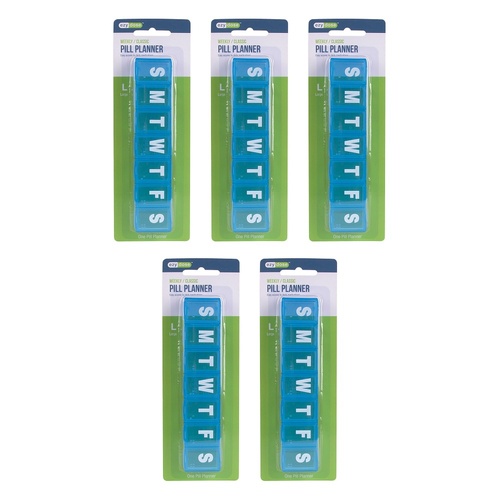 Ezy Dose 7 Day Pill Reminder Large Pack of 5