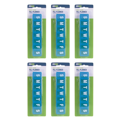 Ezy Dose 7 Day Pill Reminder Large Pack of 6
