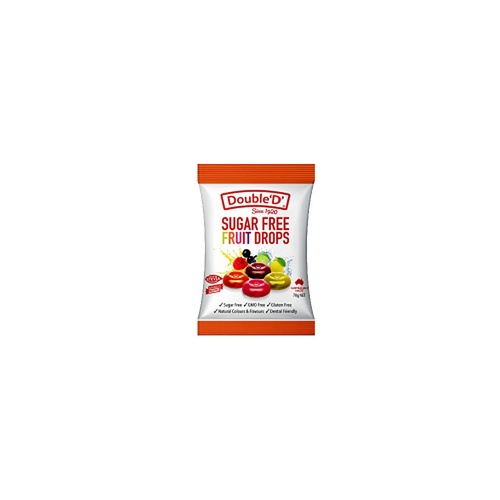 Double D Sugar Free Fruit Drops 70g x 12