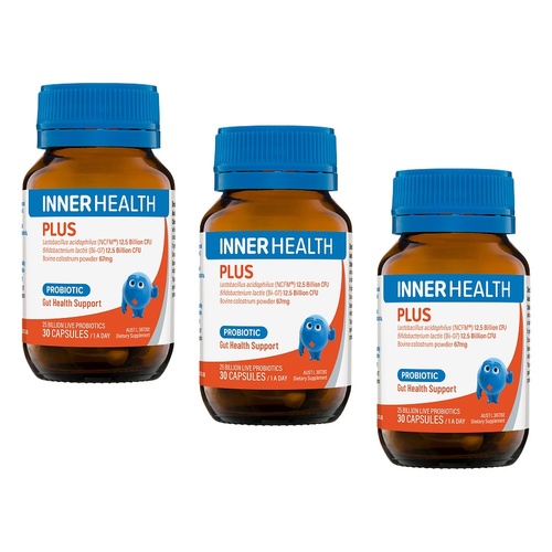 Inner Health Plus Probiotic 30 Capsules Pack of 3
