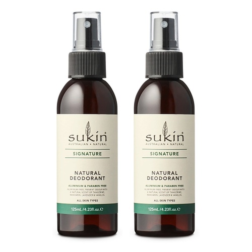 Sukin Natural Deodorant 125mL Pack of 2