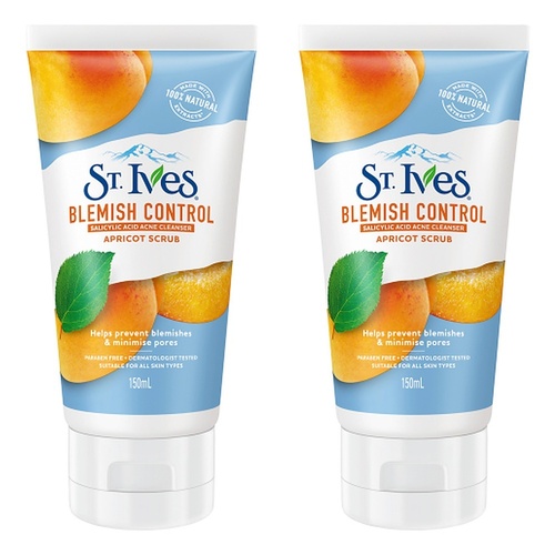 St Ives Scrub Blemish Control 170mL Pack of 2