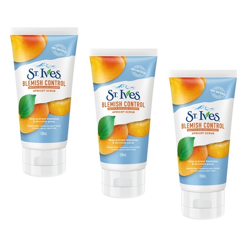 St Ives Scrub Blemish Control 170mL Pack of 3