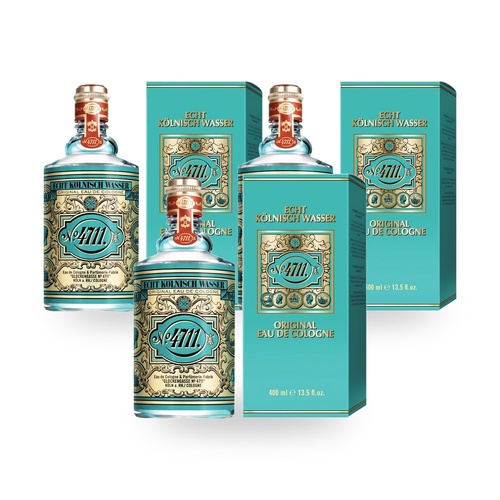 4711 Original Eau De Cologne EDC Splash 400ml Pack of 3