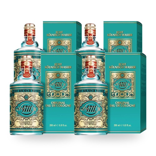 4711 Eau De Cologne EDC 200ml Splash Pack of 4
