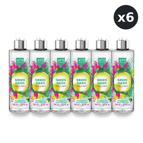 4711 Remix Green Oasis Body Mist 250ml Pack of 6