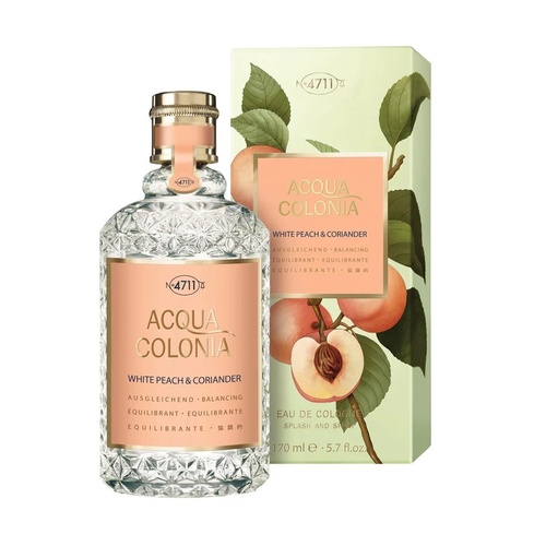 4711 Acqua Colonia White Peach & Coriander Eau De Cologne EDC Spray 170ml