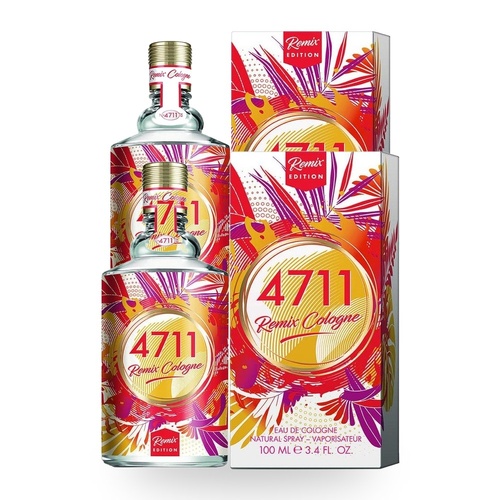 4711 Remix Exotic Paradise (Grapefruit) Eau De Cologne EDC Natural Spray 100ml Pack of 2