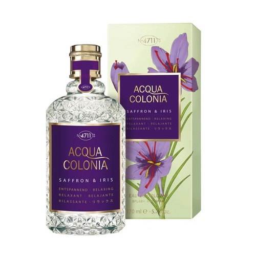 4711 Acqua Colonia Saffron & Iris Eau De Cologne EDC Spray 170ml