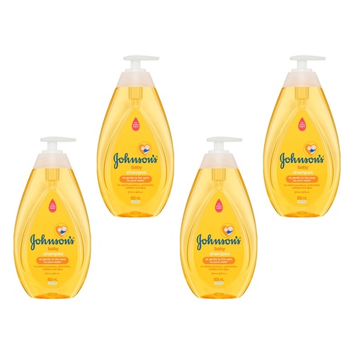 Johnson's Hypoallergenic Baby Shampoo 800mL Pack of 4