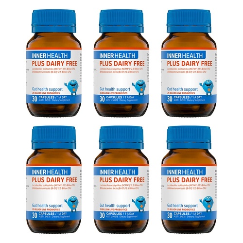 Inner Health Plus Dairy Free 30 Capsules Pack of 6