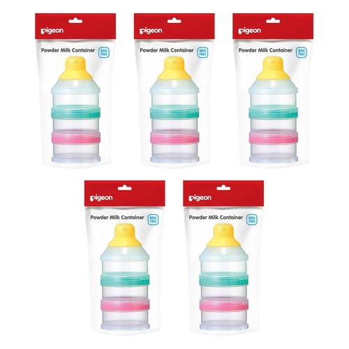 Pigeon Powder Milk Container Pack of 5